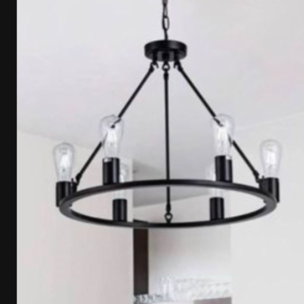 Modern Black Chandelier